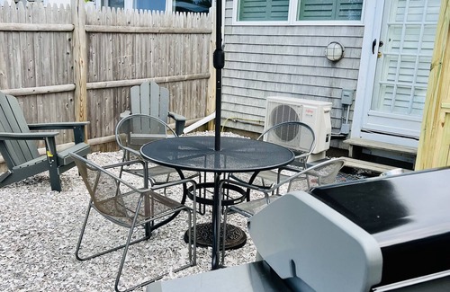 Provincetown Condo | East End Oasis , across from beach, Front door Parking , Private fenced yard BBQ
