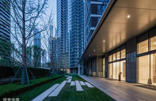 Jing'an Apartment | Eastern Hub - Jing'an Temple Branch Central air conditioning underfloor heating branded appliances with terrace near the subway on Nanjing West Road