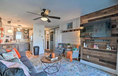 Surfside Beach Apartment | Eclectic Condo with Balcony 1 Block to Beach!