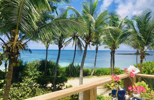 Governor's Harbour House | Eco-friendly Beachfront House on stunning beach with private cabana