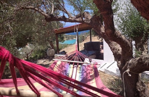 Istron Cottage | EcoVasileio- Cottage on Mirabello bay with Treehouse/FirePit/ExtremeView/XXLbed