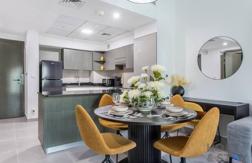 Al Barsha Apartment | Elegant 1BR Getaway in Bella Rose, Al Barsha