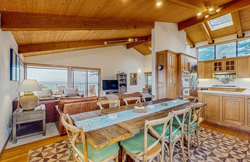 Sea Ranch House | Elegant, Dog-Friendly Oceanfront Home with Decks, Shared Pool, Hot Tub & Garden