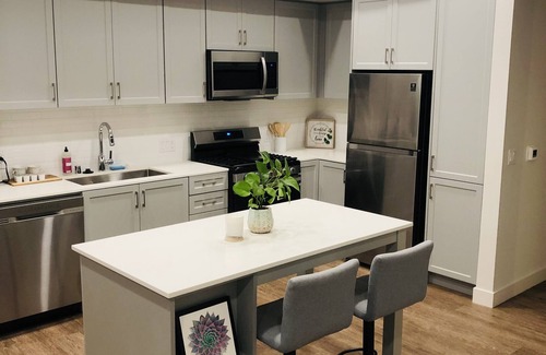 Brea Apartment | Elegant escape 1bedroom living next to everything!