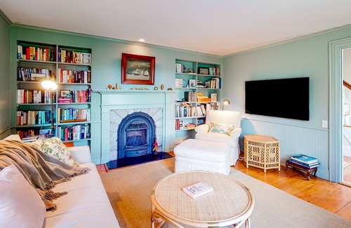 Camden House | Elegant home overlooking the harbor with garden & sunset views