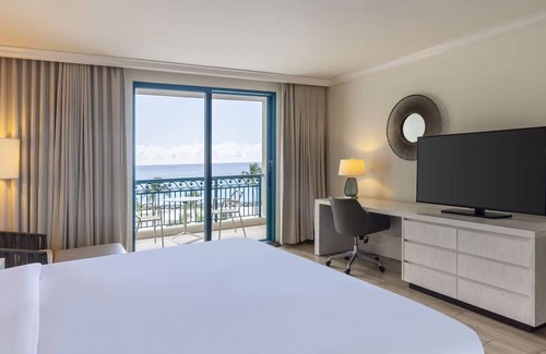 Garrison Historic Area Hotel | Elegant Ocean View Suite w/Balcony Perfect for Couples' in Beach Resort