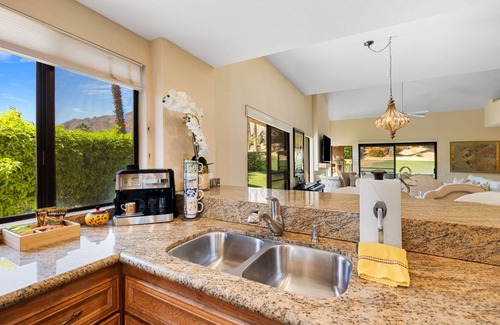 Palm Desert Condo | Elegant Retreat near El Paseo at Ironwood CC | Community Pool & Spa | BBQ | Haystack Green Belt
