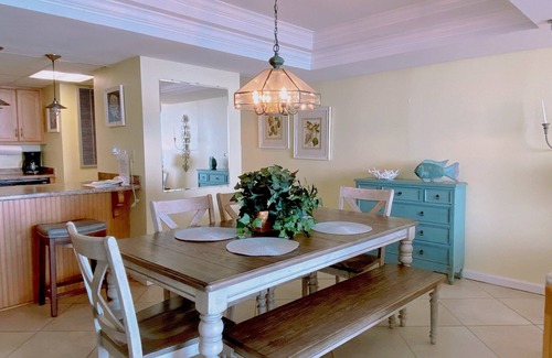 Crescent Beach Condo | Emerald Water & Sugar White Sand Awaits You! Beachfront Condo, Pool & Tiki Bar