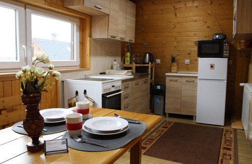 Namestovo House | Enjoy a nature hut with terrace and fireplace at a reasonable price