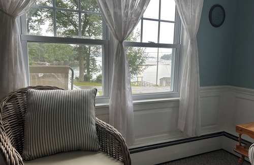 Boothbay Harbor House | Enjoy spectacular views of Lobster Cove. Large yard, EV charger & dog friendly.