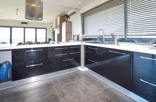 Chiatra House | Enjoy the fantastic views from this modern Corsica vacation home.