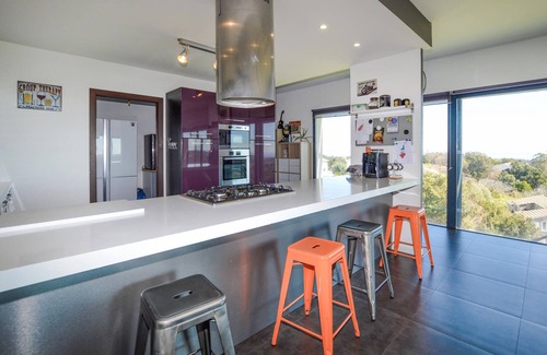 Chiatra House | Enjoy the fantastic views from this modern Corsica vacation home.