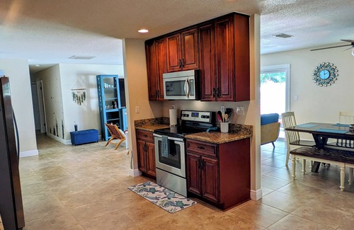 Venetian Way House | Entire home in Cocoa Beach, Florida. 6 guests, 4 bedrooms, 5 beds, 2 baths