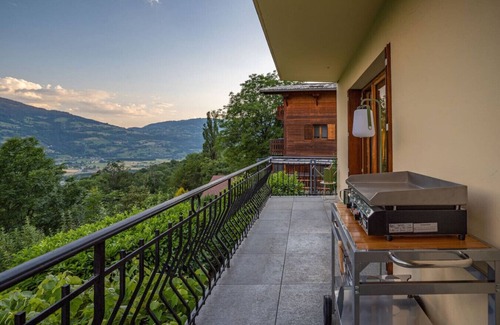 Passy Apartment | Epagny - AlpinChic 3CH | View | Comfort | Fireplace | Plancha