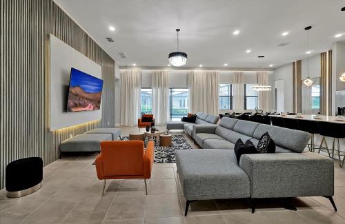 Florida Central Atlantic Coast House | Epic Orlando Mansion-Pool-Game Room-Theater-2