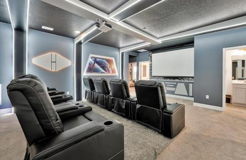 Florida Central Atlantic Coast House | Epic Orlando Mansion-Pool-Game Room-Theater-2