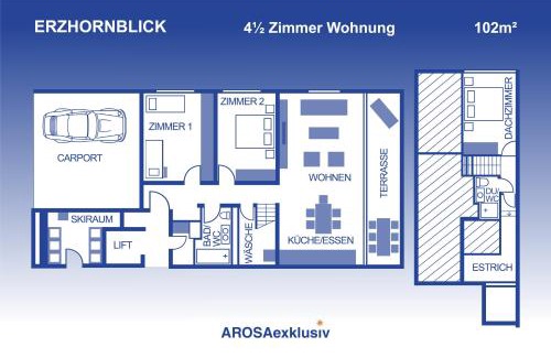 Arosa Apartment | Erzhornblick