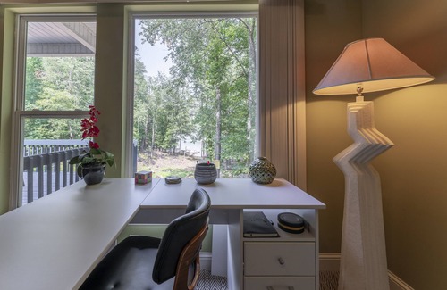Gainesville House | Escape to Nature's Serenity: Cozy Lake Lanier House with Remote Office