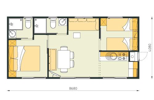 Borik Resort | Eurocamp Mobile Homes at Campsite Porton Biondi