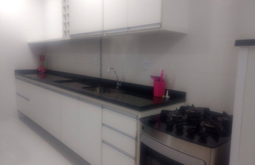 Praia Grande Apartment | Excellent coverage of 3 bedrooms for 12 people, close to the beach.
