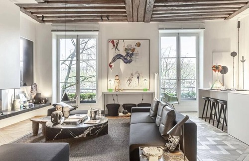 Notre Dame Apartment | Exceptional 1br on Île Saint-Louis with Beautiful Seine Views