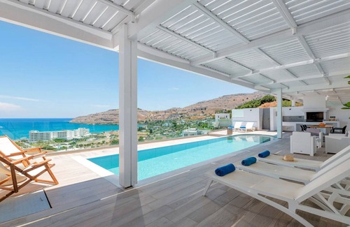Vlicha Villa | Executive Rhodes Villa | Villa Faros | Private Pool | 3 Bedrooms | Lindos