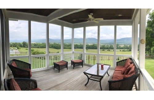 Elkton House | Expansive View Of The Blue Ridge Mountains, The Valley And The Shenandoah River