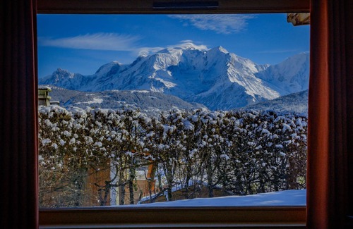 Combloux Ski Chalet | F3 apartment in chalet facing Mont Blanc (pets not allowed)