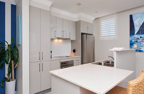 Shoal Bay Apartment | Fabulous unit with a private spa and water views in the heart of Shoal Bay