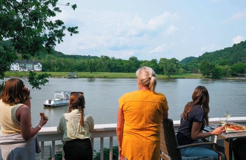Bellevue House | Fam & Pet Friendly Riverfront Home w/Private Dock
