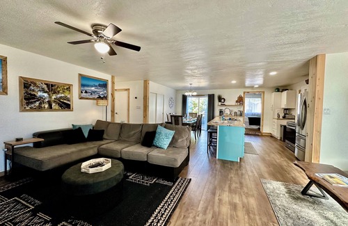 Crescent City North House | Family friendly coastal house. Pet Friendly, Big screen tv's in every room!