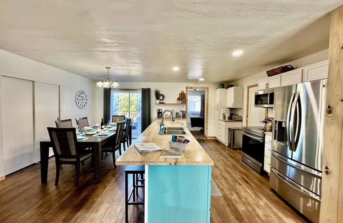 Crescent City North House | Family friendly coastal house. Pet Friendly, Big screen tv's in every room!