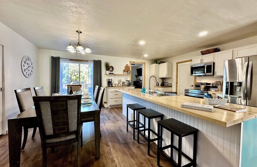 Crescent City North House | Family friendly coastal house. Pet Friendly, Big screen tv's in every room!