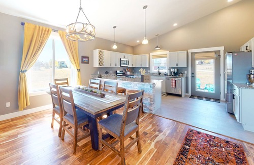 Pagosa Highlands House | Family-friendly home with firepit, deck, grill, fireplace, lake & mountain views