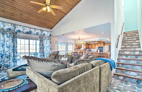 Trinity House | Family Home w/Boat Dock, Fire Pit + Balcony