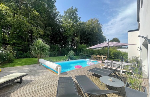 Guidel House | Family home with pool, 10 minutes from the ocean!