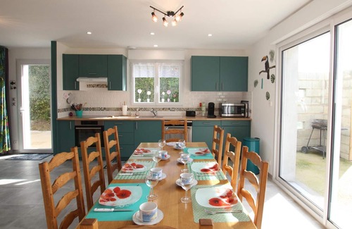 Ravenoville Cottage | Family house near the beach with garden and pets allowed