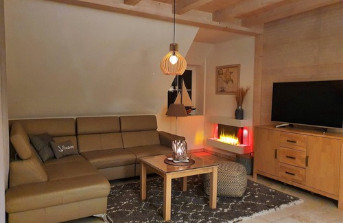 Dranske Apartment | Fantastic vacation apartment near the beach with fireplace, quiet location