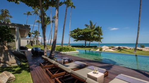 Thong Krut Villa | Fashionable Villa Malabar Beachfront 5 Bedrooms plus 2 Kid's Bedrooms