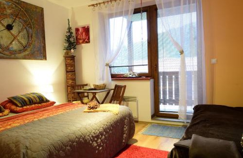 Ruzomberok Apartment | FATRAPARK 1 U SOVIČKY štúdio, kuchynka, kúpeľňa,s balkónom grátis parkovanie v podzemnej garáži