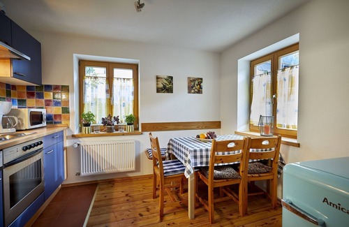 Unterschonau House | Ferienhaus Kaffeesatz 2 bis 6 Personen, 125 qm, mit Balkon und Terrasse