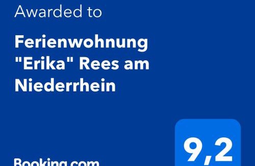 Rees Apartment | Ferienwohnung "Erika" Rees am Niederrhein