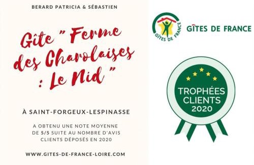 Saint-Forgeux-Lespinasse House | Ferme des Charolaises : le Nid - Spa, Sauna, Piscine, Animaux acceptés - FR-1-496-7