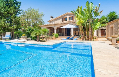 Majorca House | Finca Gran Tiraset - with palm garden, pool and tennis court