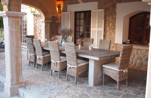 Biniaraix House | Finca with large pool, jacuzzi, and new fully lit "hybrid" clay tennis court.