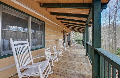 Sylva House | Fire Pit and Porch Rustic Retreat in North Carolina