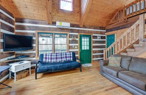 Sylva House | Fire Pit and Porch Rustic Retreat in North Carolina