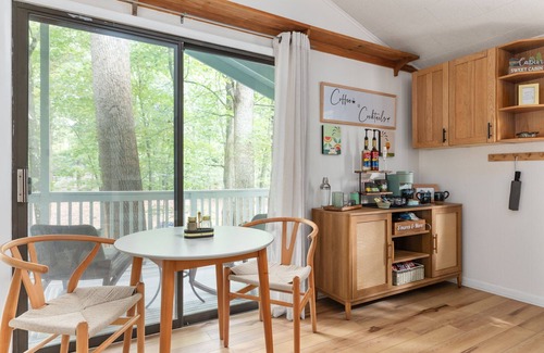 The Woods Cabin | Fireplace, Fire Pit & Resort Amenities