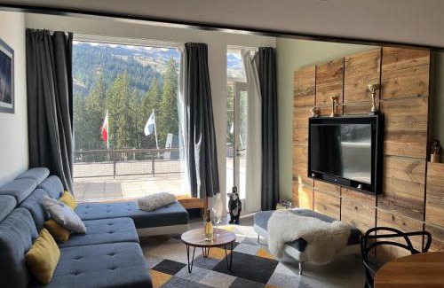 Flaine Apartment | Flaine Forum H1 Cassiopée Mezzanine & Terrasse