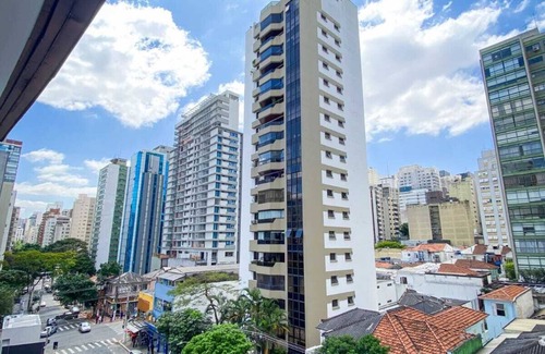 Jardins Apartment | Flat in Jardim Paulista - 12 min from Paulista Avenue - Queen bed and sofa bed